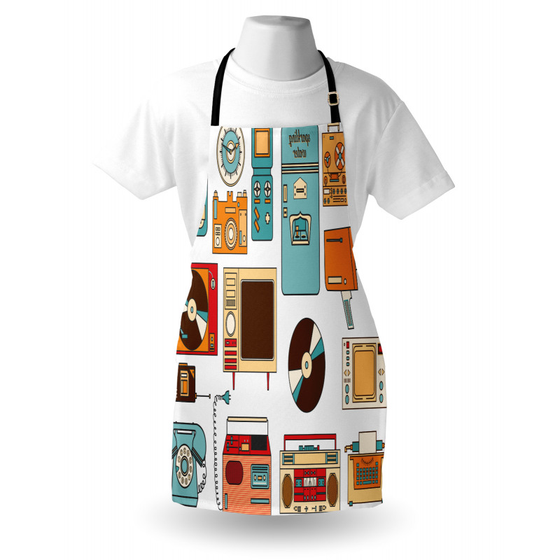 Vintage Electronics Art Apron