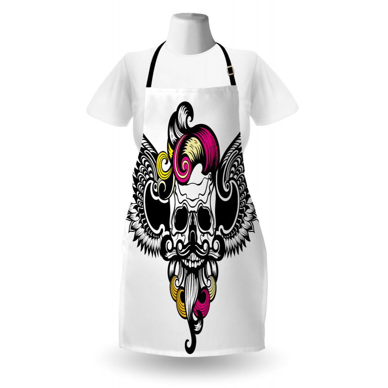 Crazy Design Skull Apron