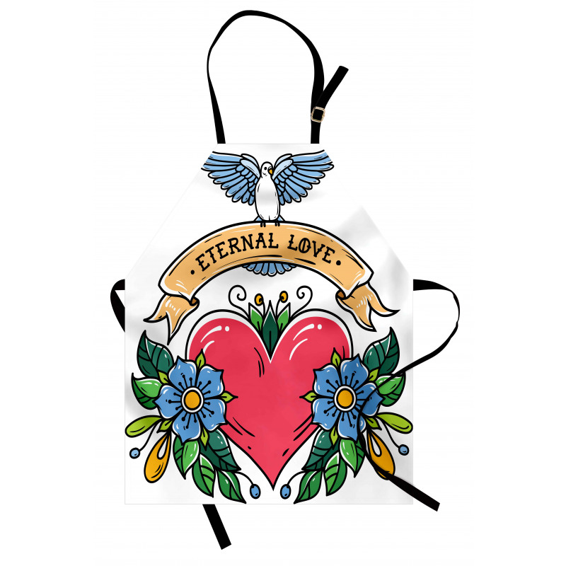 Eternal Love Flora Heart Apron