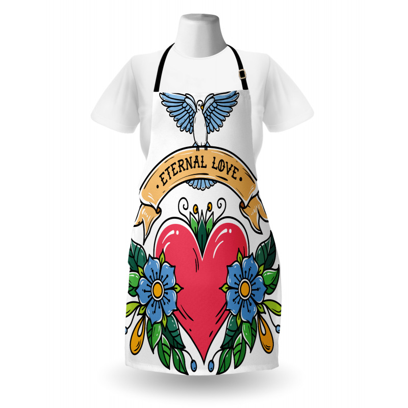 Eternal Love Flora Heart Apron