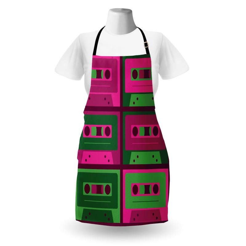 Cool Vintage Cassettes Apron