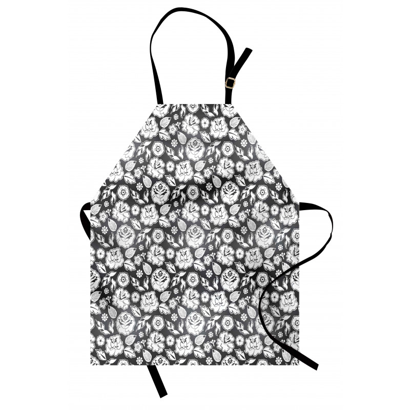 Nostalgic Monochrome Apron