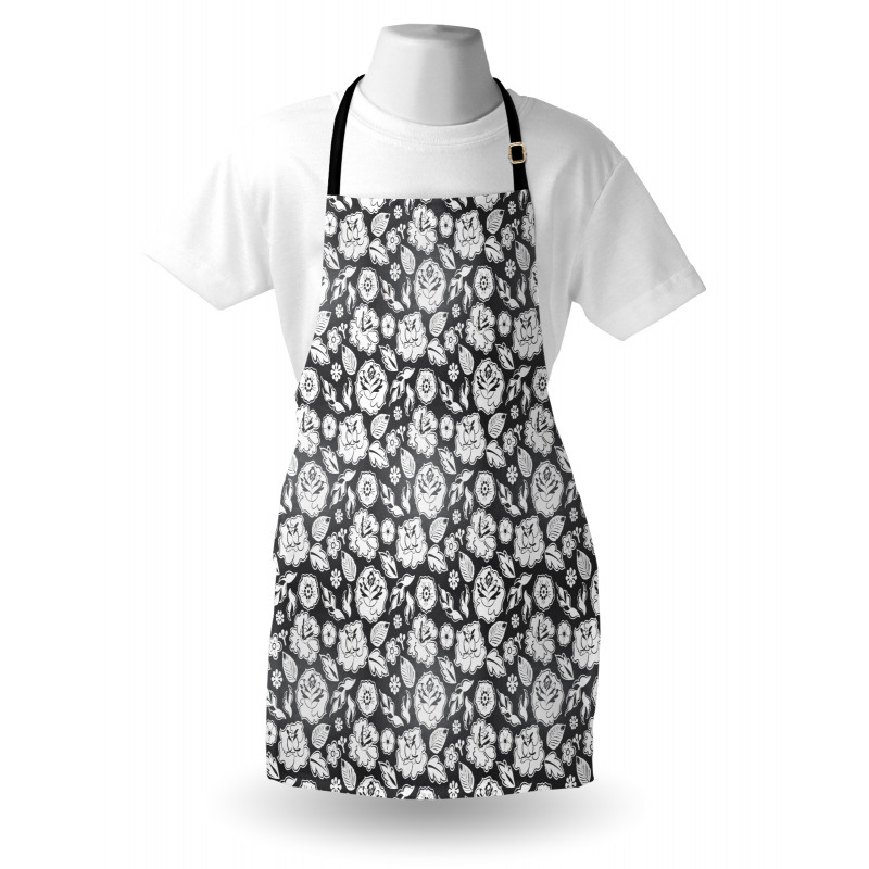 Nostalgic Monochrome Apron