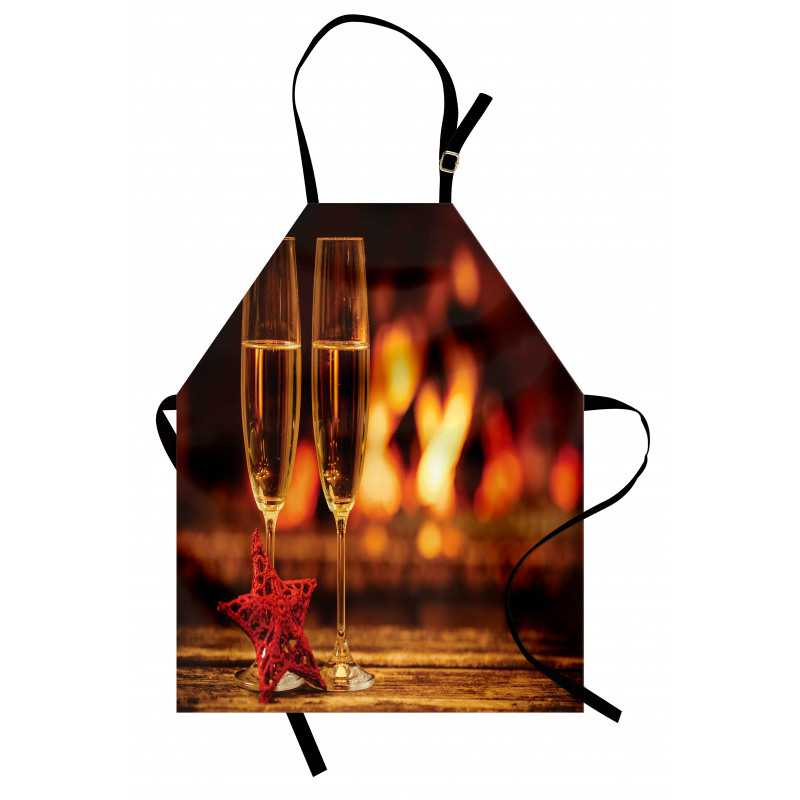 Romantic Champagne Glass Apron