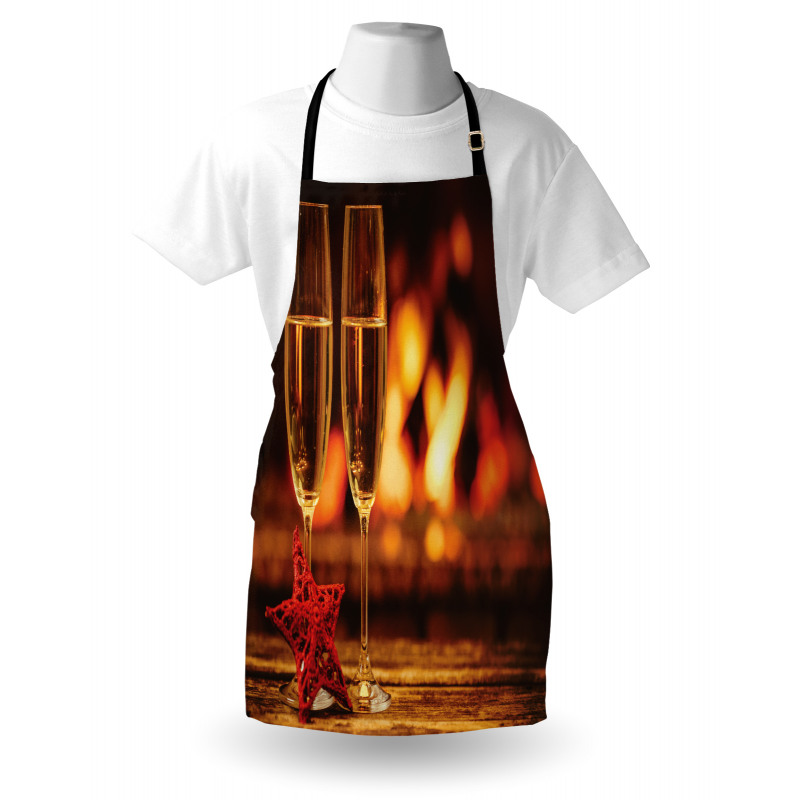 Romantic Champagne Glass Apron