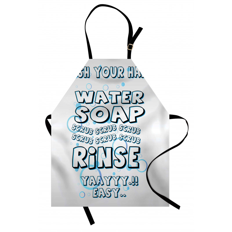 Water Soap Scrub Apron