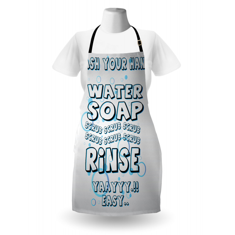 Water Soap Scrub Apron