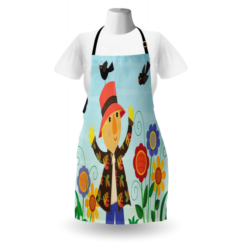 Rustic Scene Bird Friends Apron