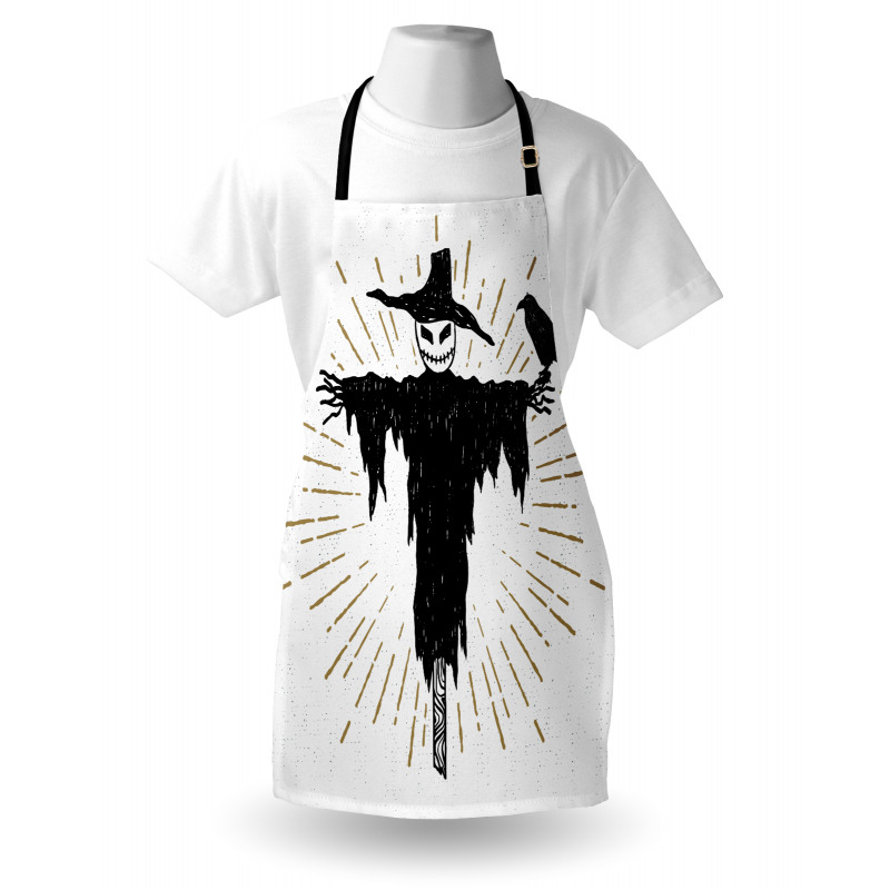 Halloween and Crow Apron