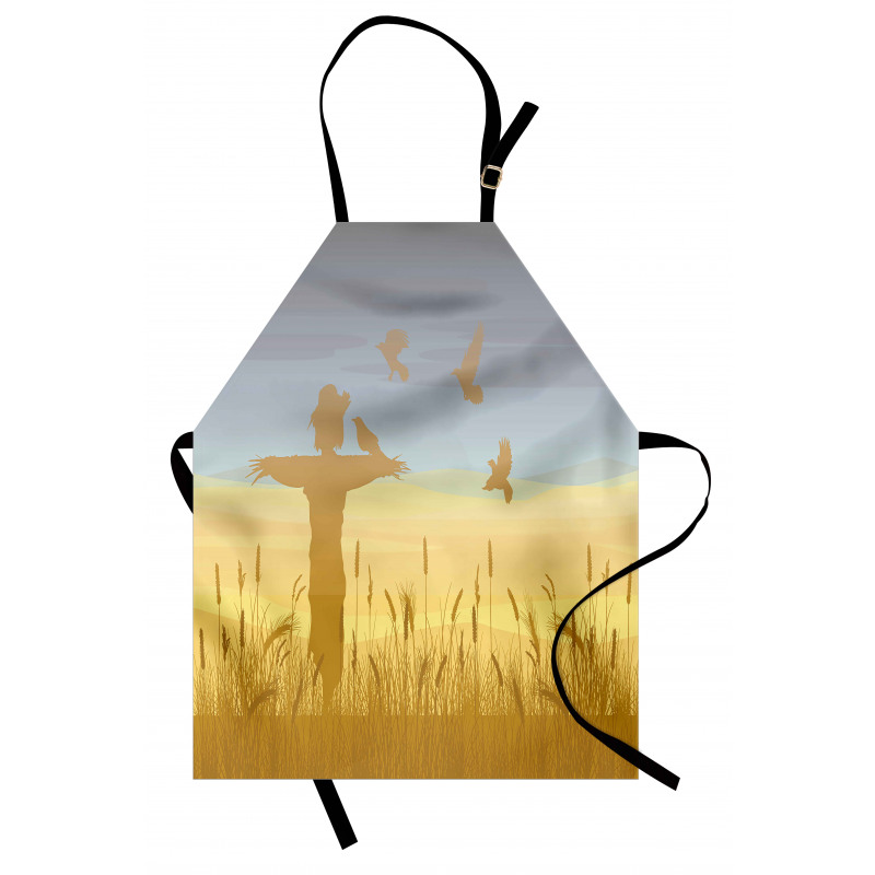 Wheat Field Landscape Apron