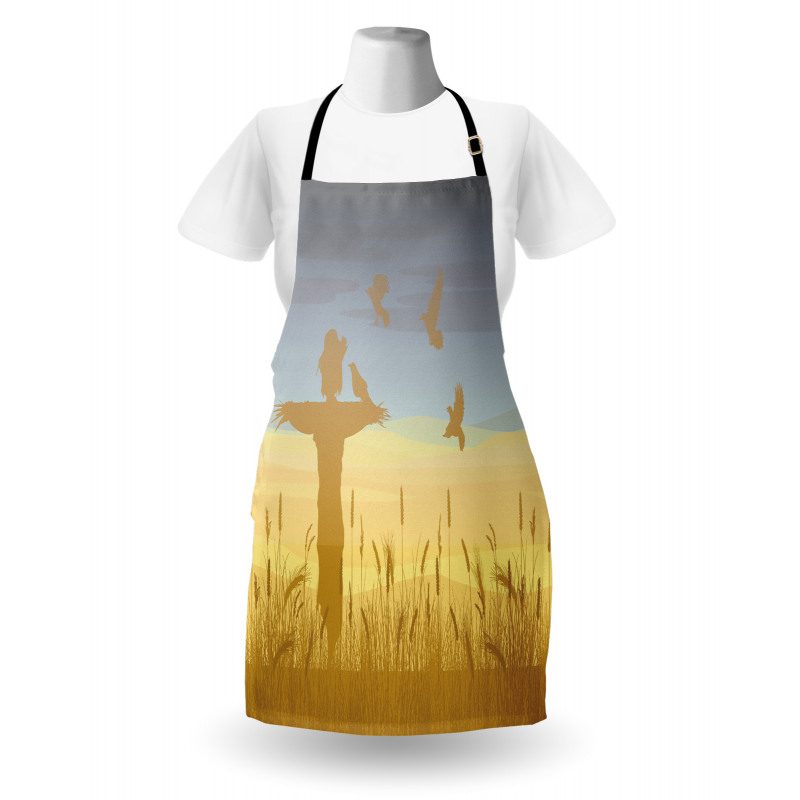 Wheat Field Landscape Apron