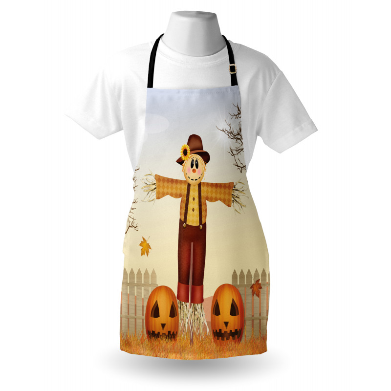 Carved Pumpkin Apron