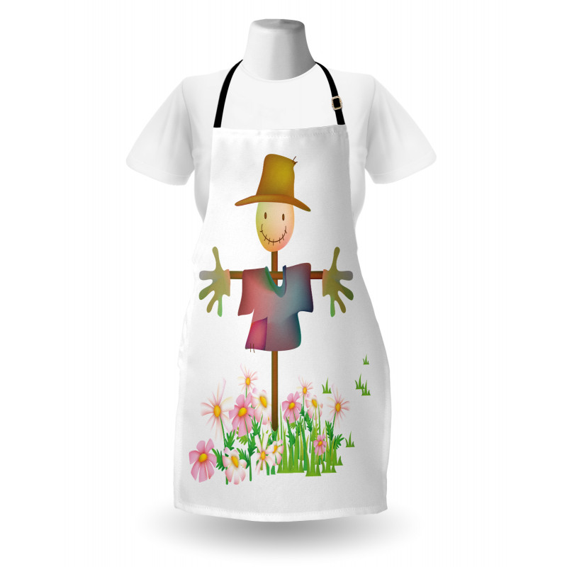 Smiling in Flowers Apron