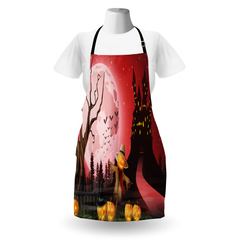 Halloween Haunted Chateau Apron