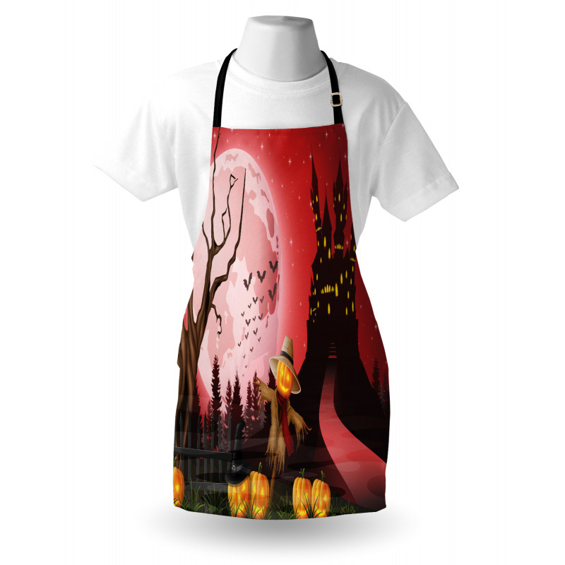 Halloween Haunted Chateau Apron