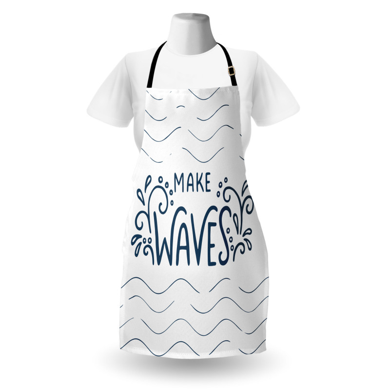 Typography with Splashes Apron