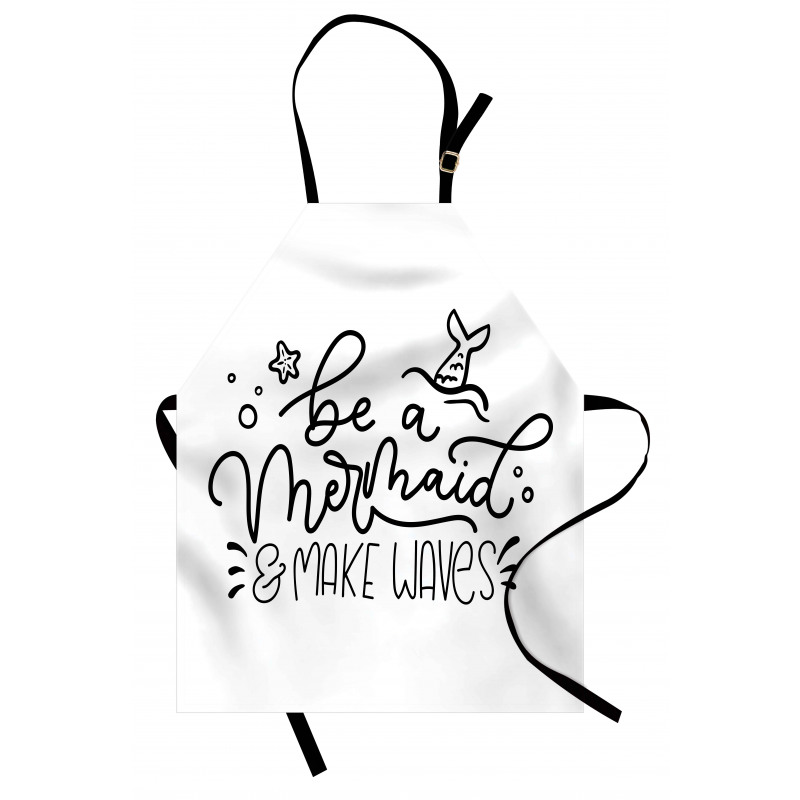 Marine Ornate Words Apron