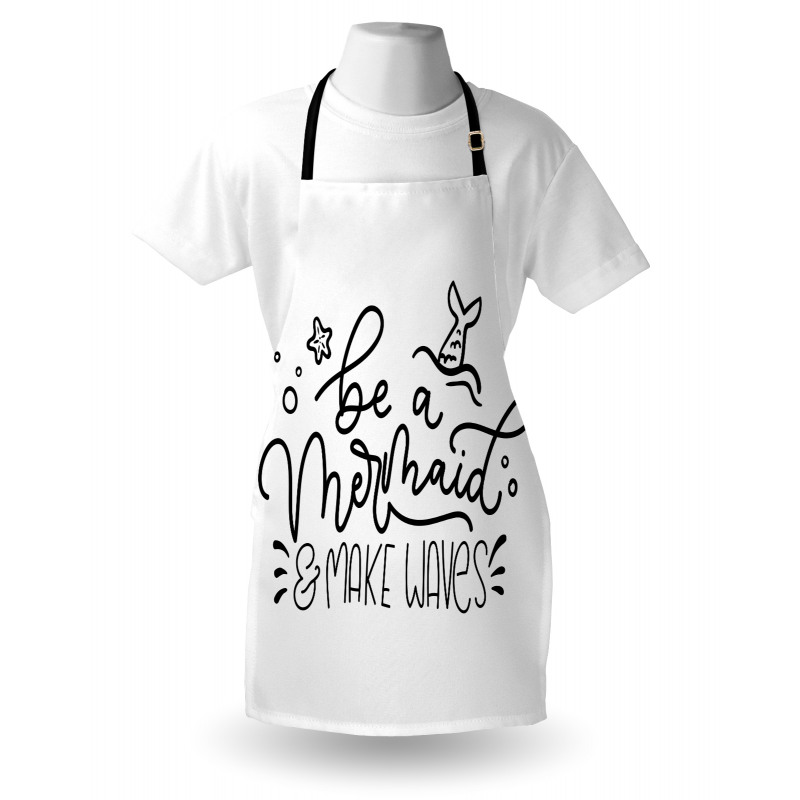 Marine Ornate Words Apron