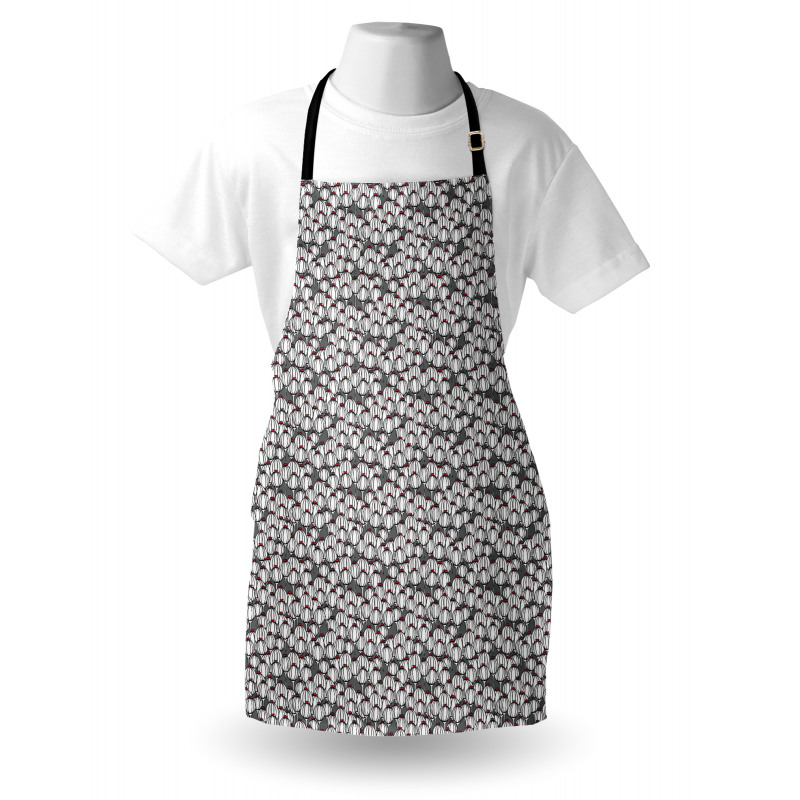 Abstract Poppy Boxes Art Apron