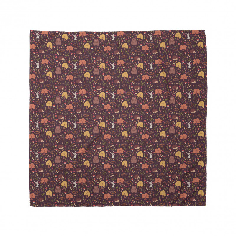 Bear Hedgehog Rabbit Bandana