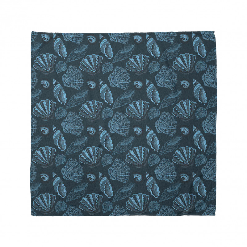 Underwater Sea Shells Art Bandana