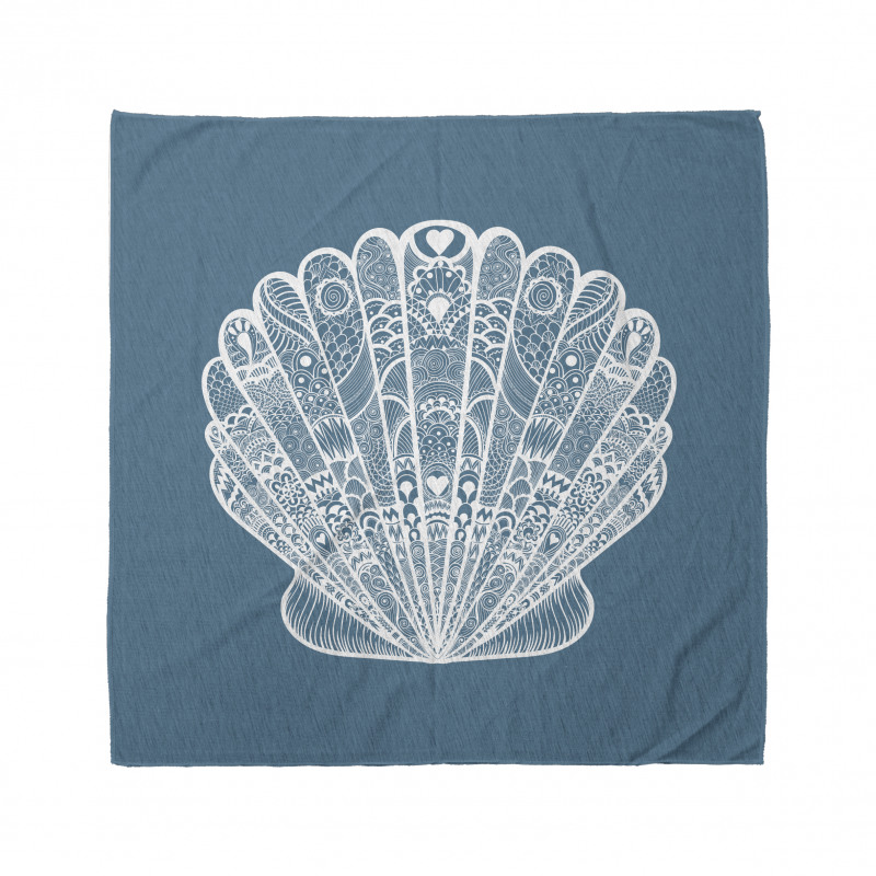 Zentangle Look Sea Shell Bandana