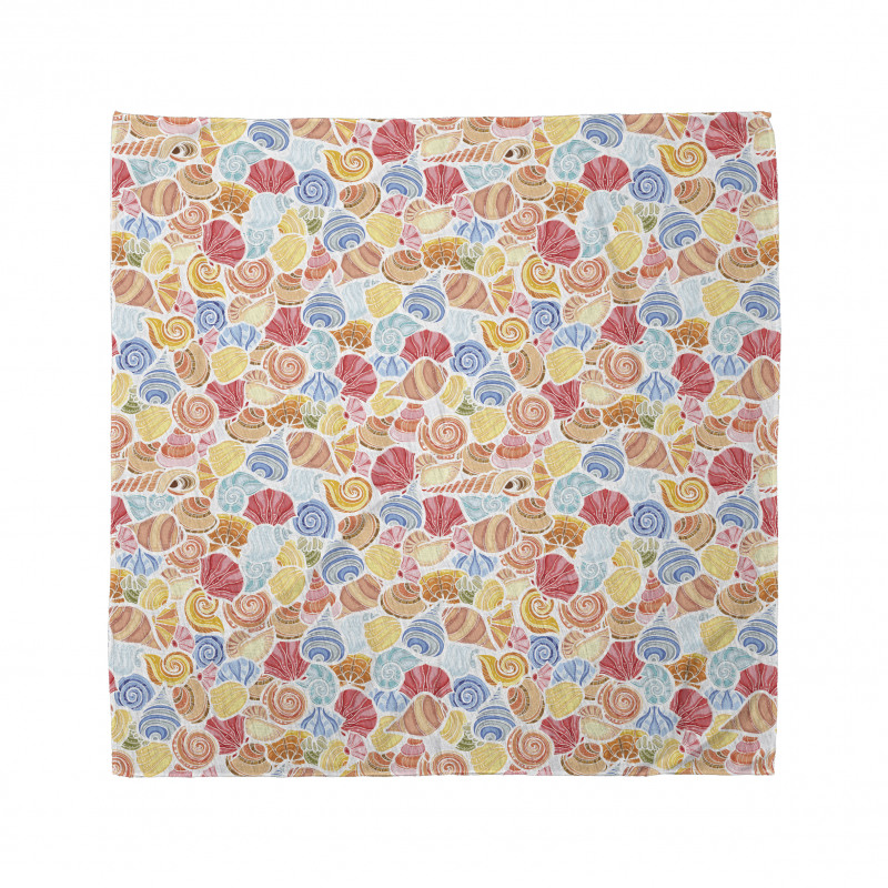 Colorful Sea Life Shells Bandana