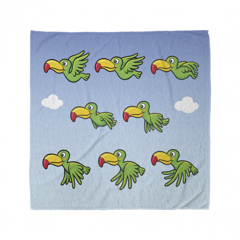 Animated Game Bird Toucan Bandana