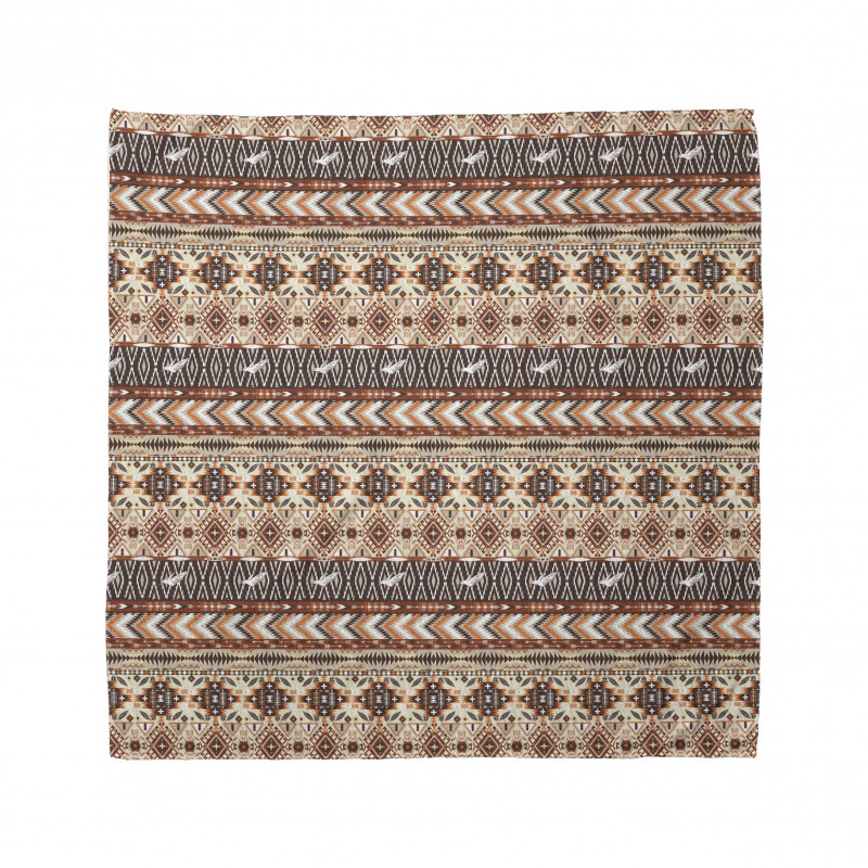 Hayvan Deseni Bandana Kuş Figürlü Etnik Kilim