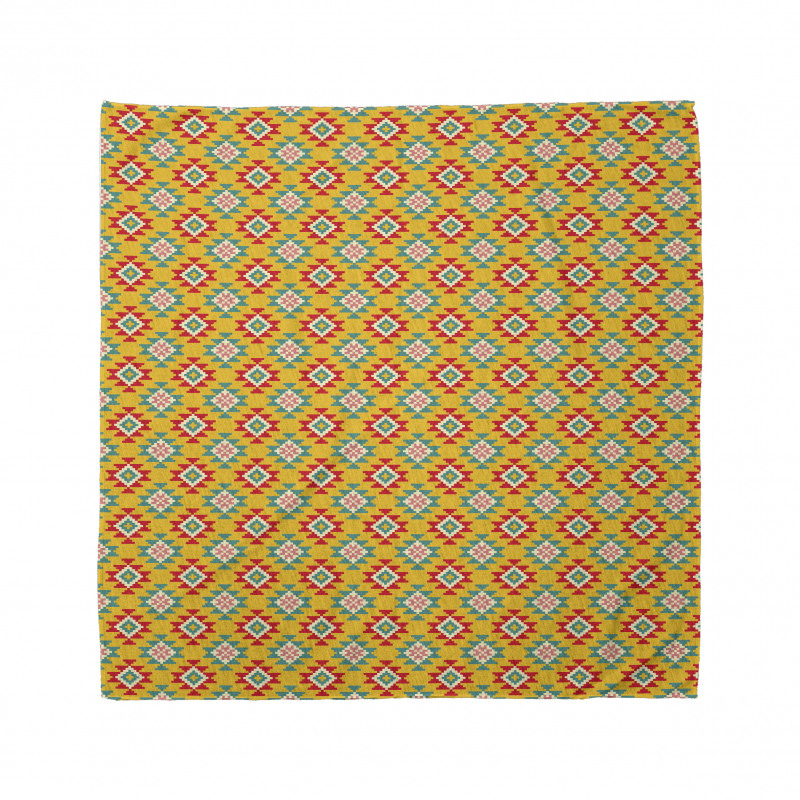 Geometrik Bandana Zikzaklı Kilim Desenli