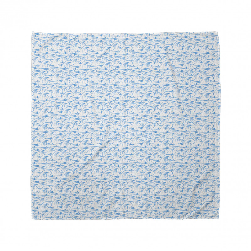 Ocean Waves Swirling Foam Bandana