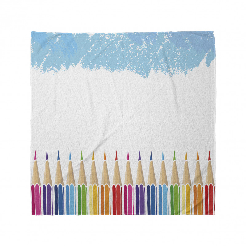 Multicolor Gradient Pencils Bandana