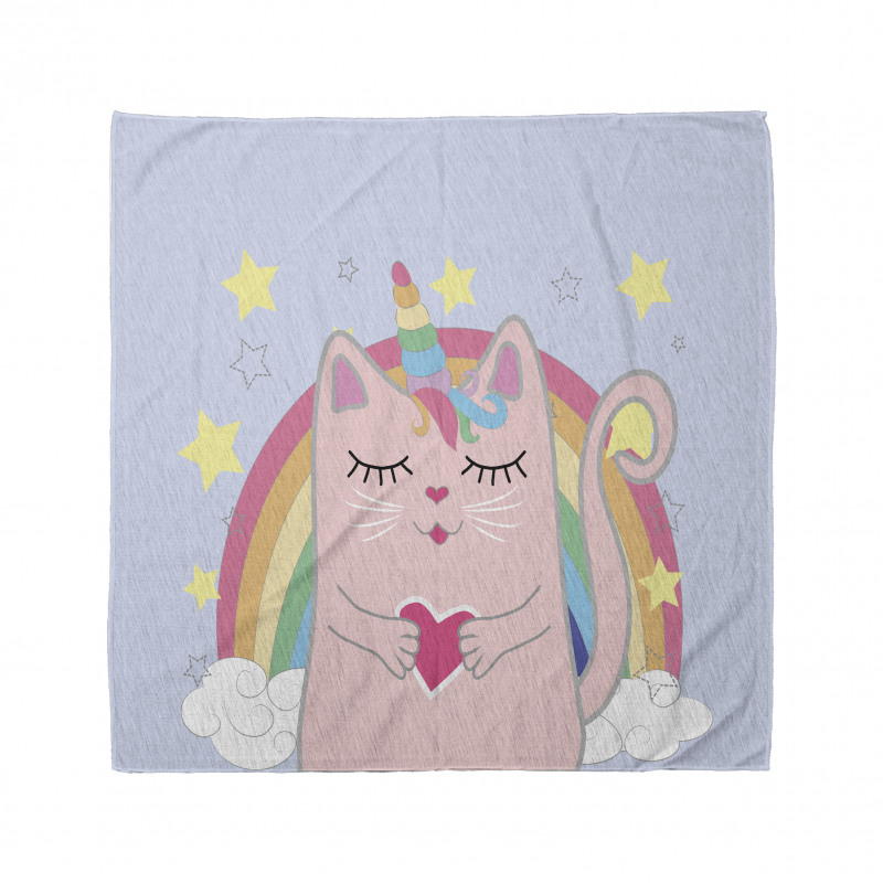 Cat Heart Kitten Art Bandana