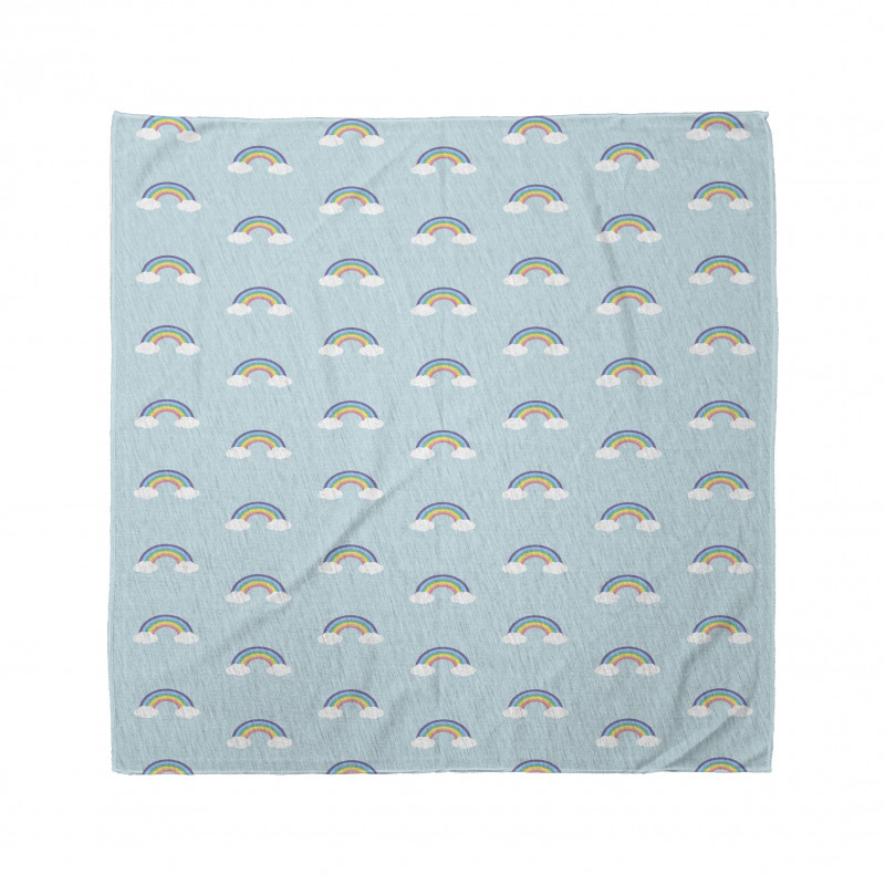 Simplistic Nursery Clouds Bandana