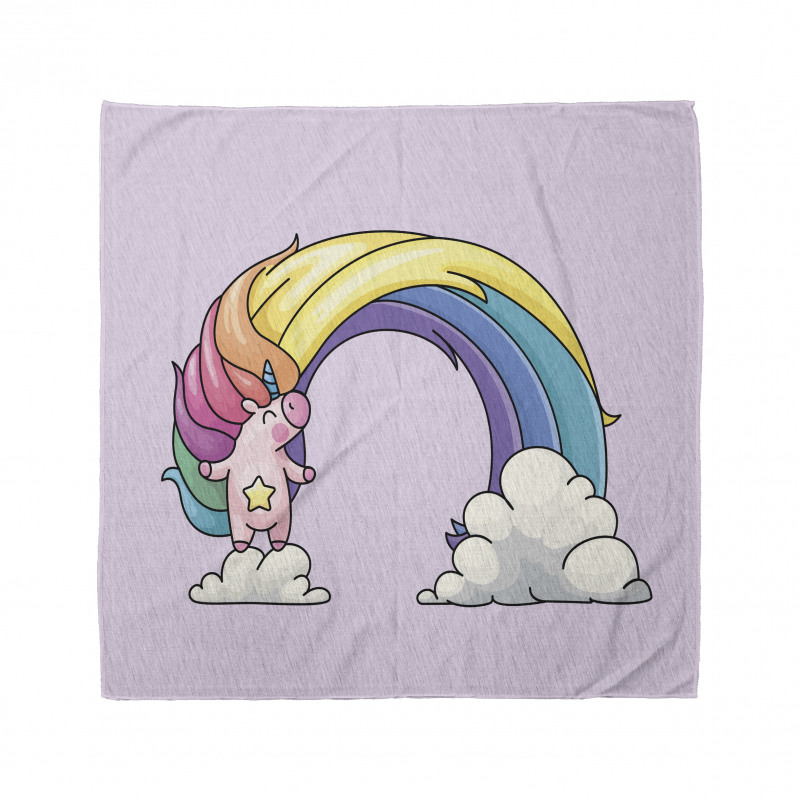 Funny Unicorn Colorful Mane Bandana