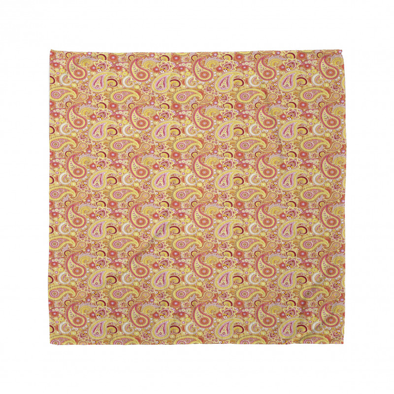 Buta Folk Motifs Floral Bandana