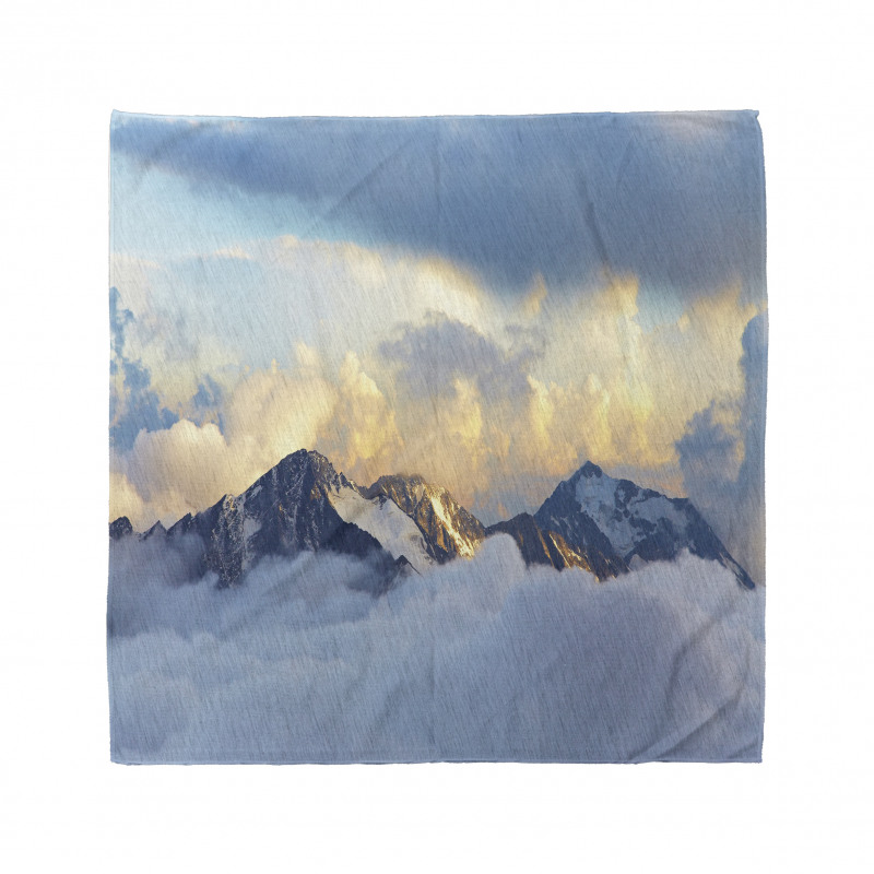 Snowy and Cloudy Peak Bandana