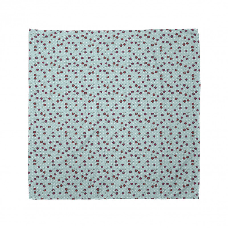 Fruit on Nostalgic Dots Bandana