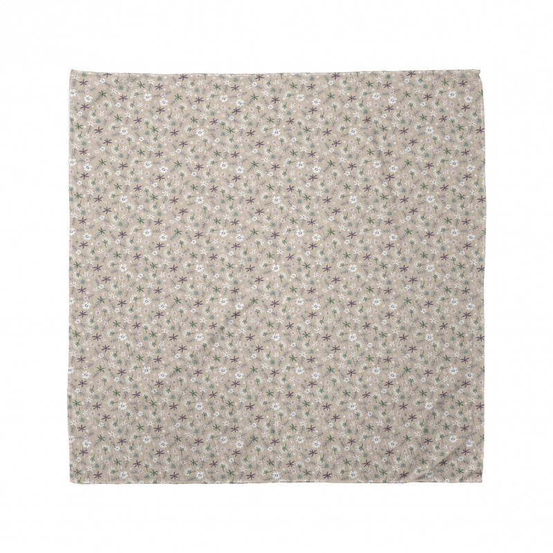 Pastel Flourish Daisy Doodle Bandana