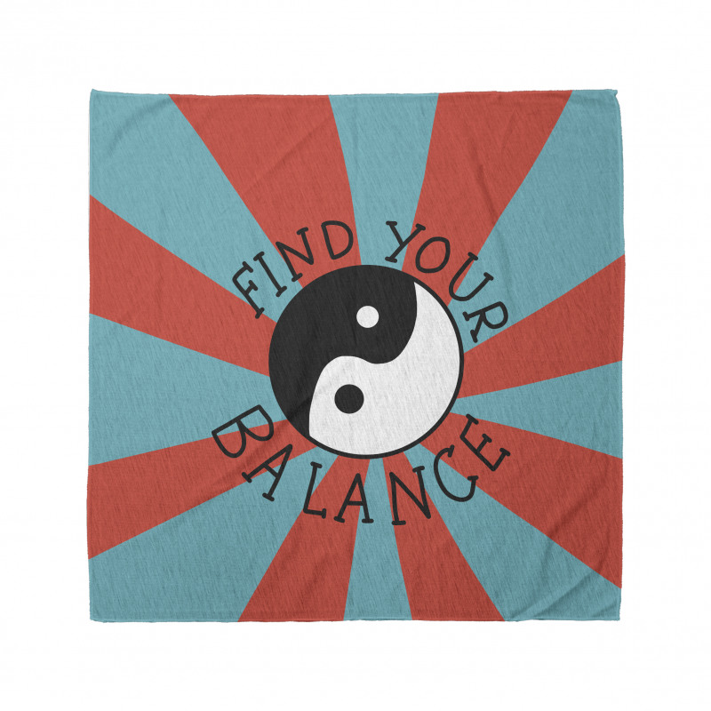 Find Your Balance Text Bandana