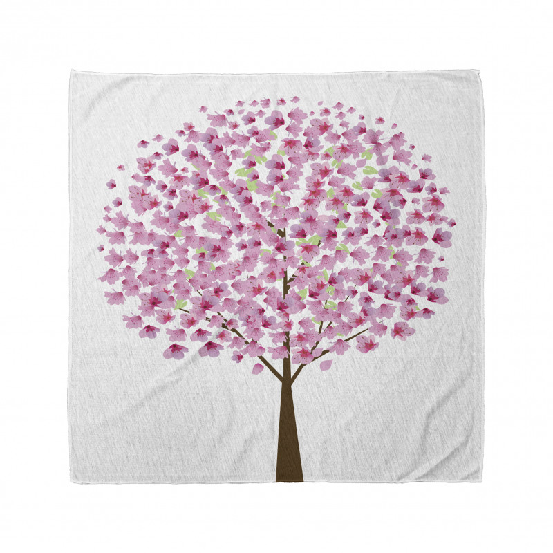 Simple Cherry Tree Blossom Bandana