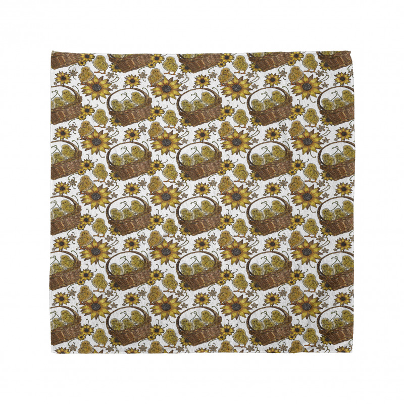 Chickens in Baskets Bandana