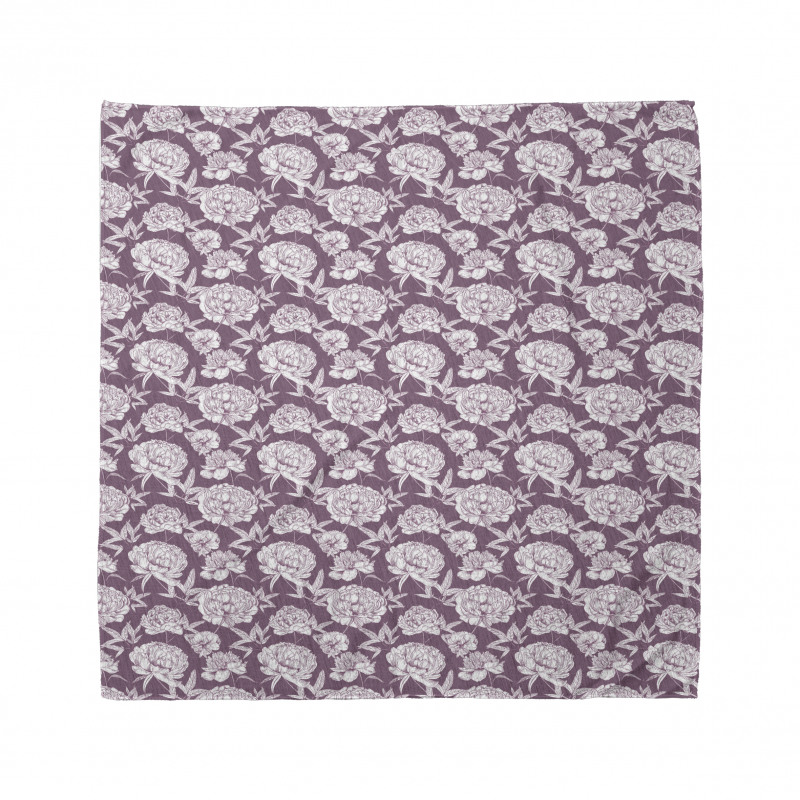 Monochrome Vintage Engraving Bandana