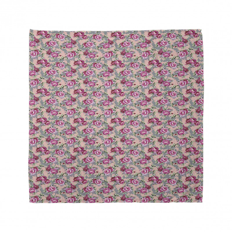 Modernized Vibrant Floral Bandana