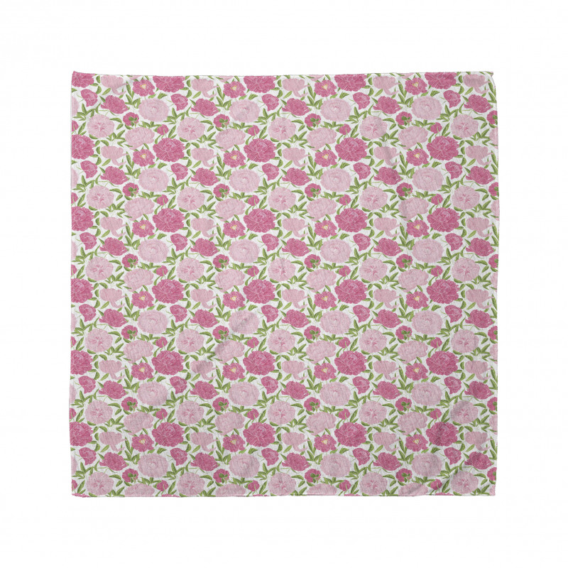 Simplistic Romantic Flowers Bandana