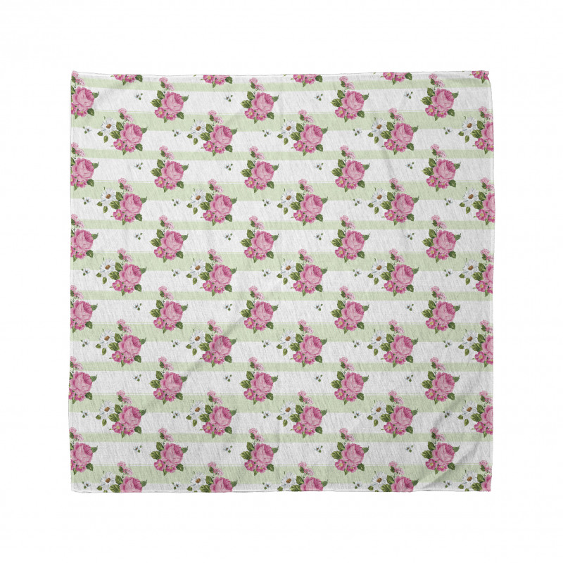 Daisies Flowers Bouquet Art Bandana