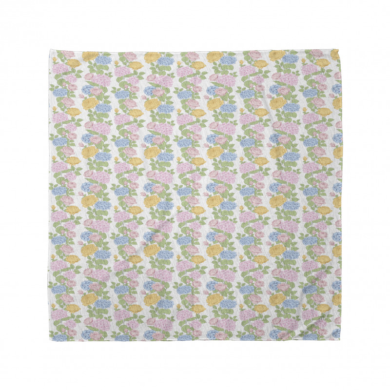 Pastel Tones Blossom Flowers Bandana