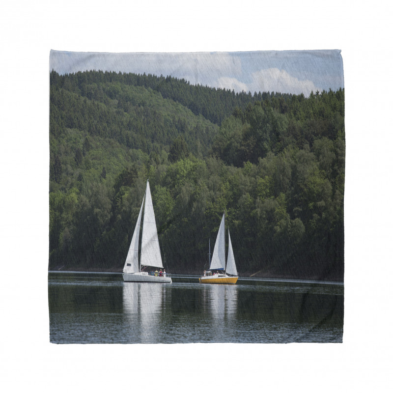 Sailboats on a Lake Bandana