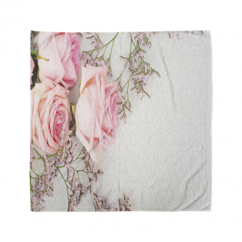 Close up Photo Flowers Bandana