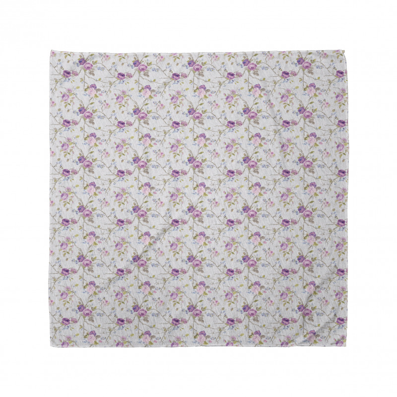 Soft Pastel Floral Bandana